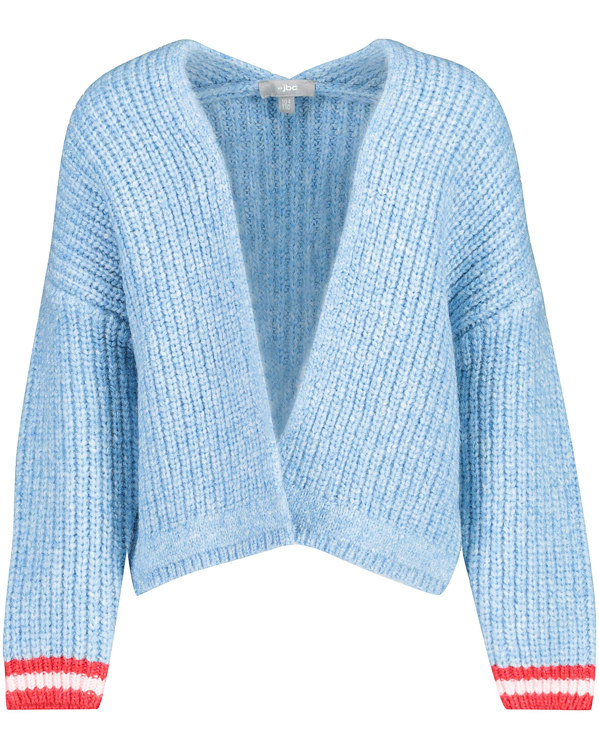 Gilet bleu clair en laine m&eacute;lang&eacute;e - D&eacute;tails du produit - bleu clair - image num&eacute;ro 3