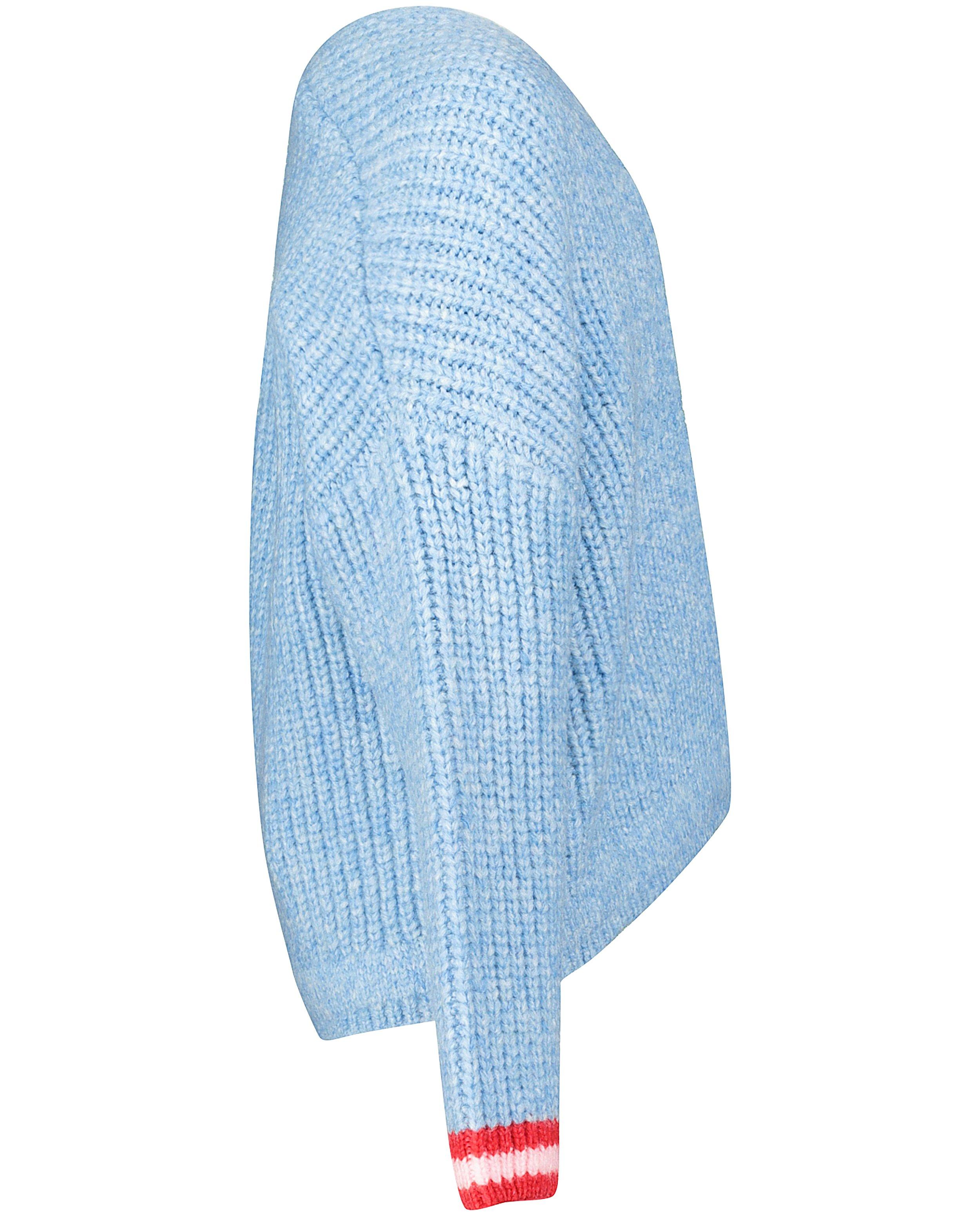 Gilet bleu clair en laine m&eacute;lang&eacute;e - D&eacute;tails du produit - bleu clair - image num&eacute;ro 6