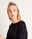 Sweaters - Sweater met geborduurde print
