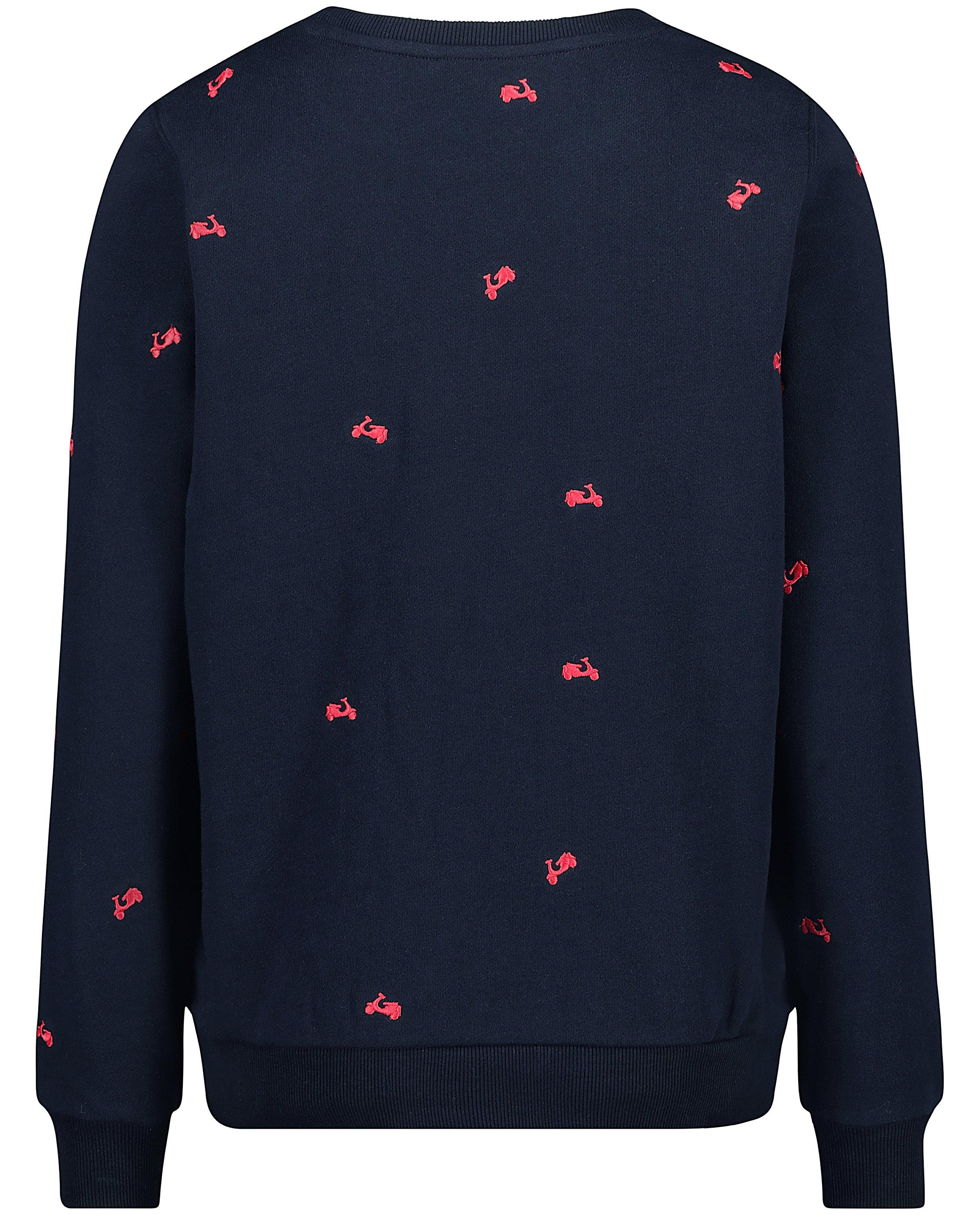 Sweaters - Sweater met geborduurde print