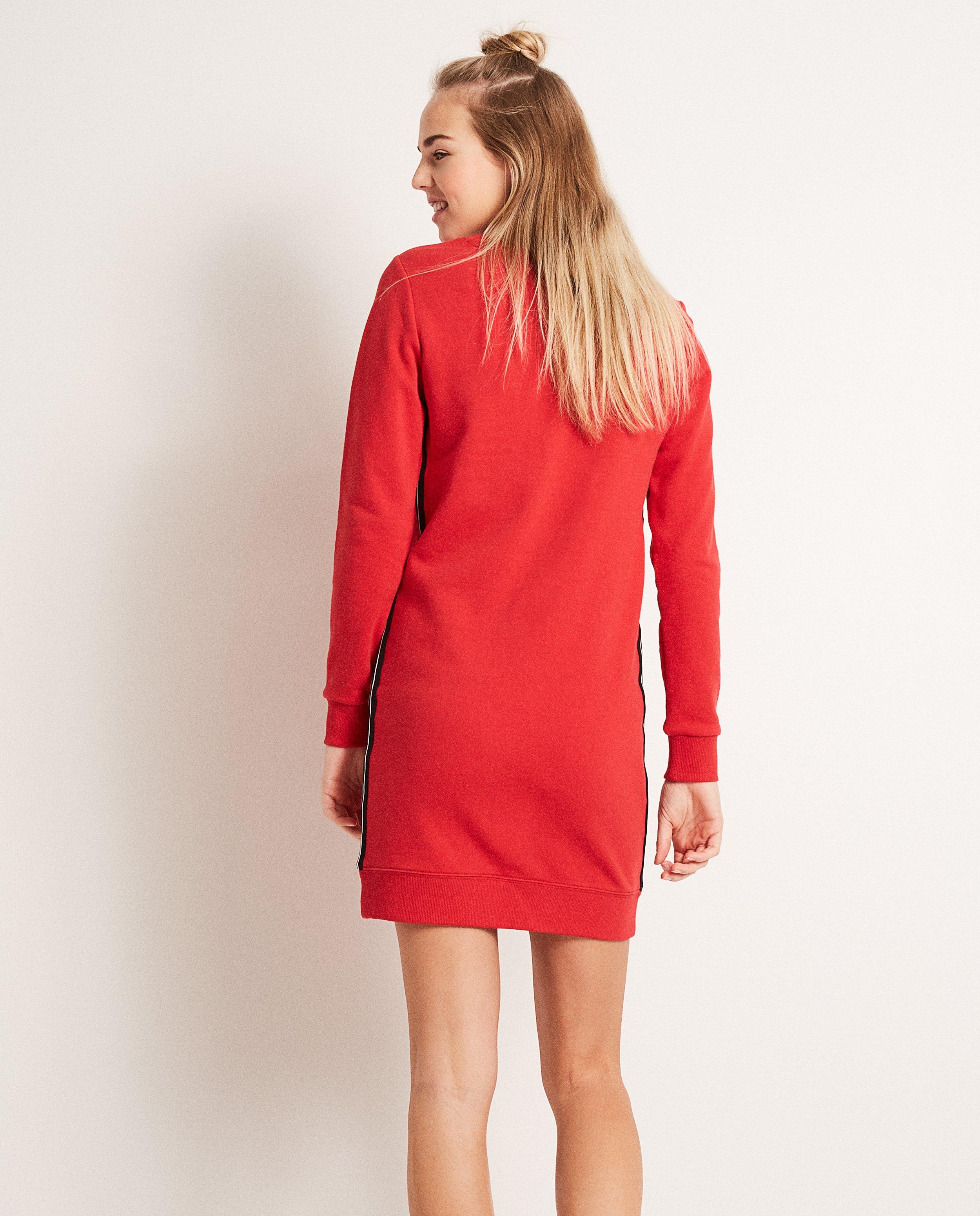 Kleedjes - Sweatjurk met strook