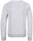 Sweaters - Fluwelen sweater met opschrift