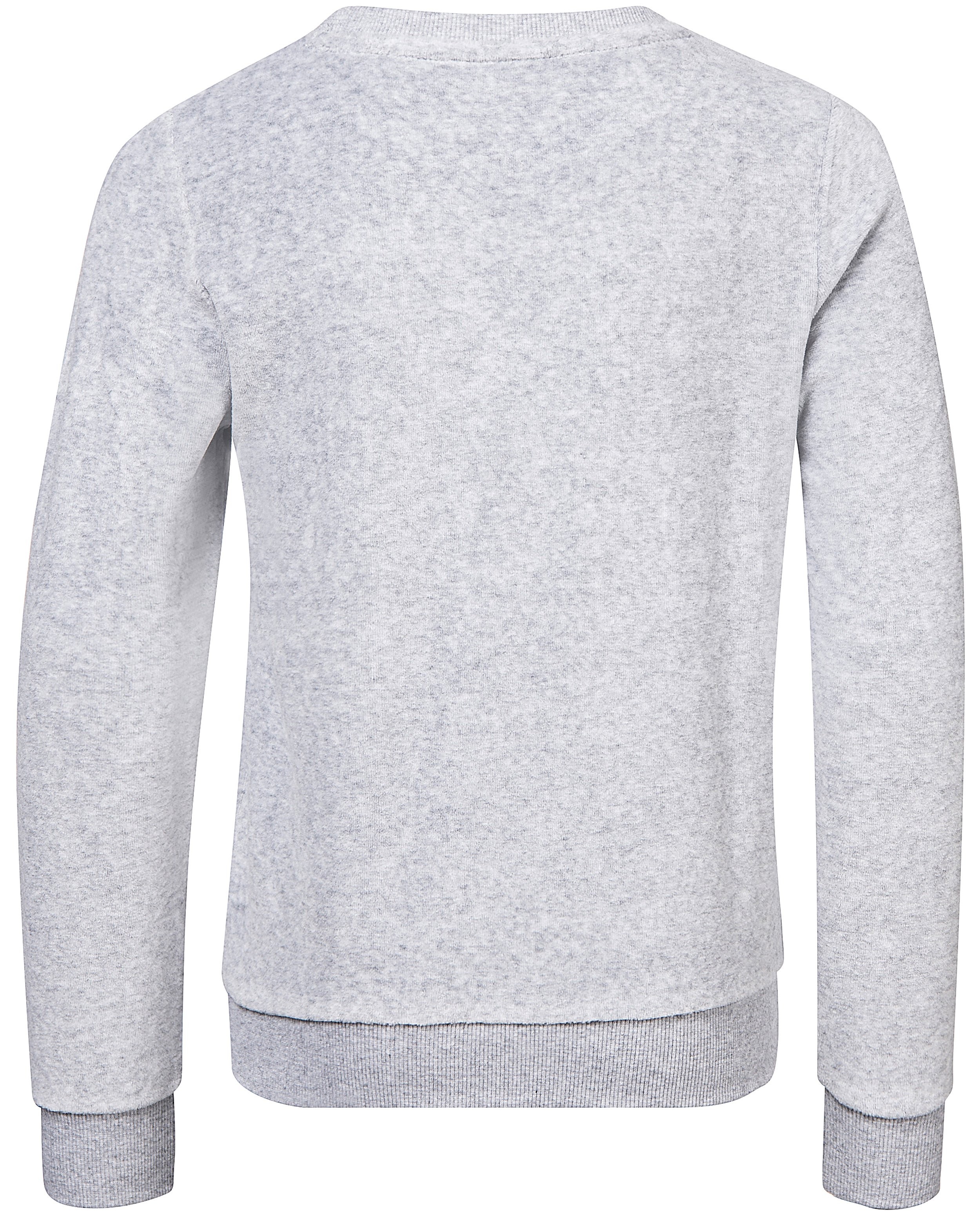 Sweaters - Fluwelen sweater met opschrift