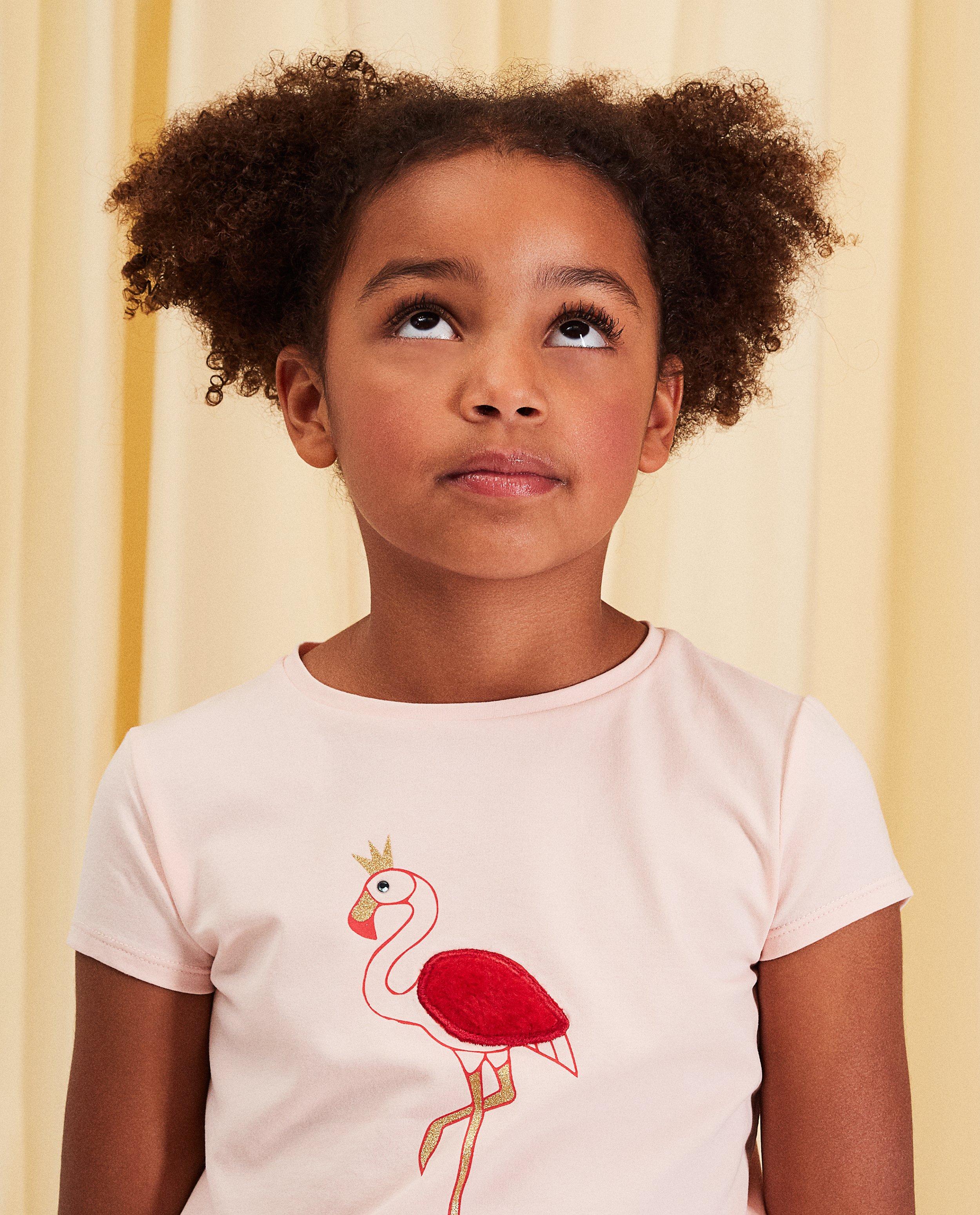 T-shirt met flamingo communie - Product Detail - lichtroze - afbeelding nummer 2