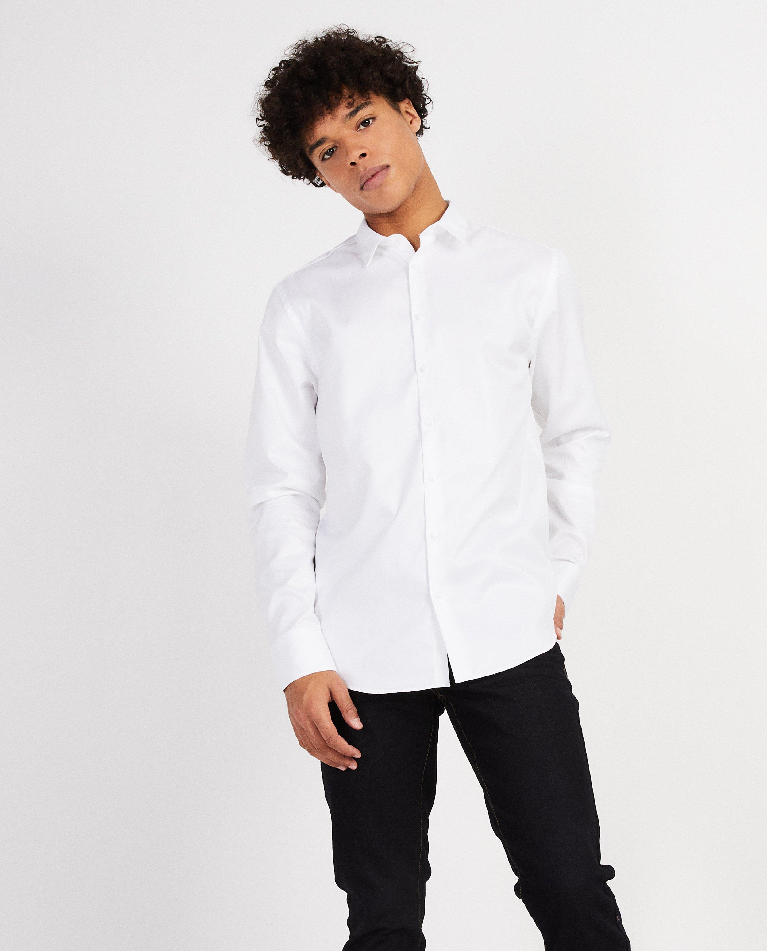 Hemden - Wit hemd comfort fit