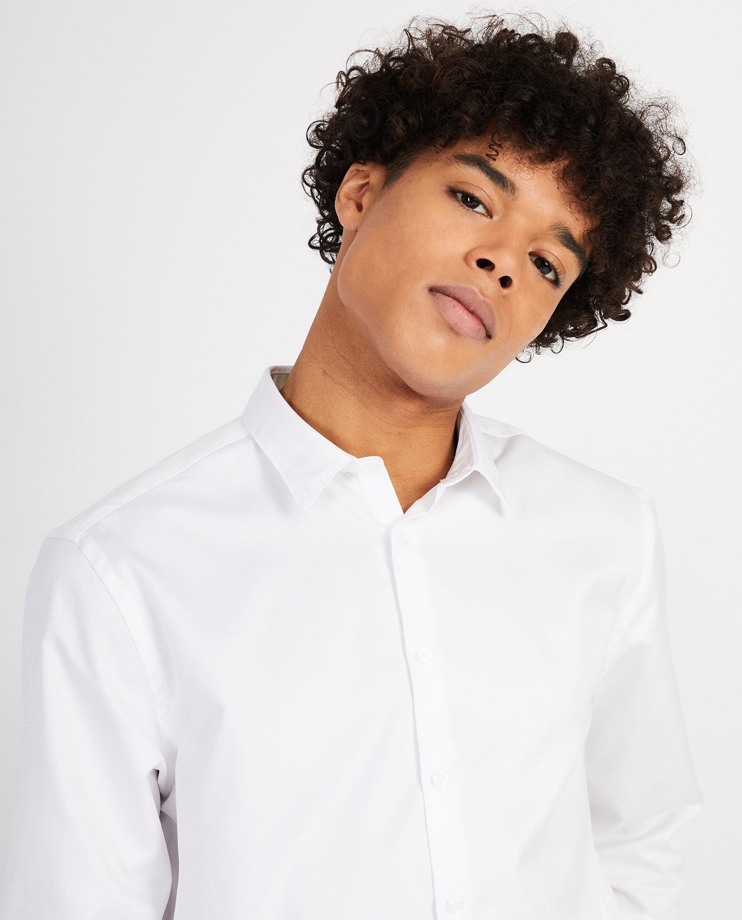Hemden - Wit hemd comfort fit