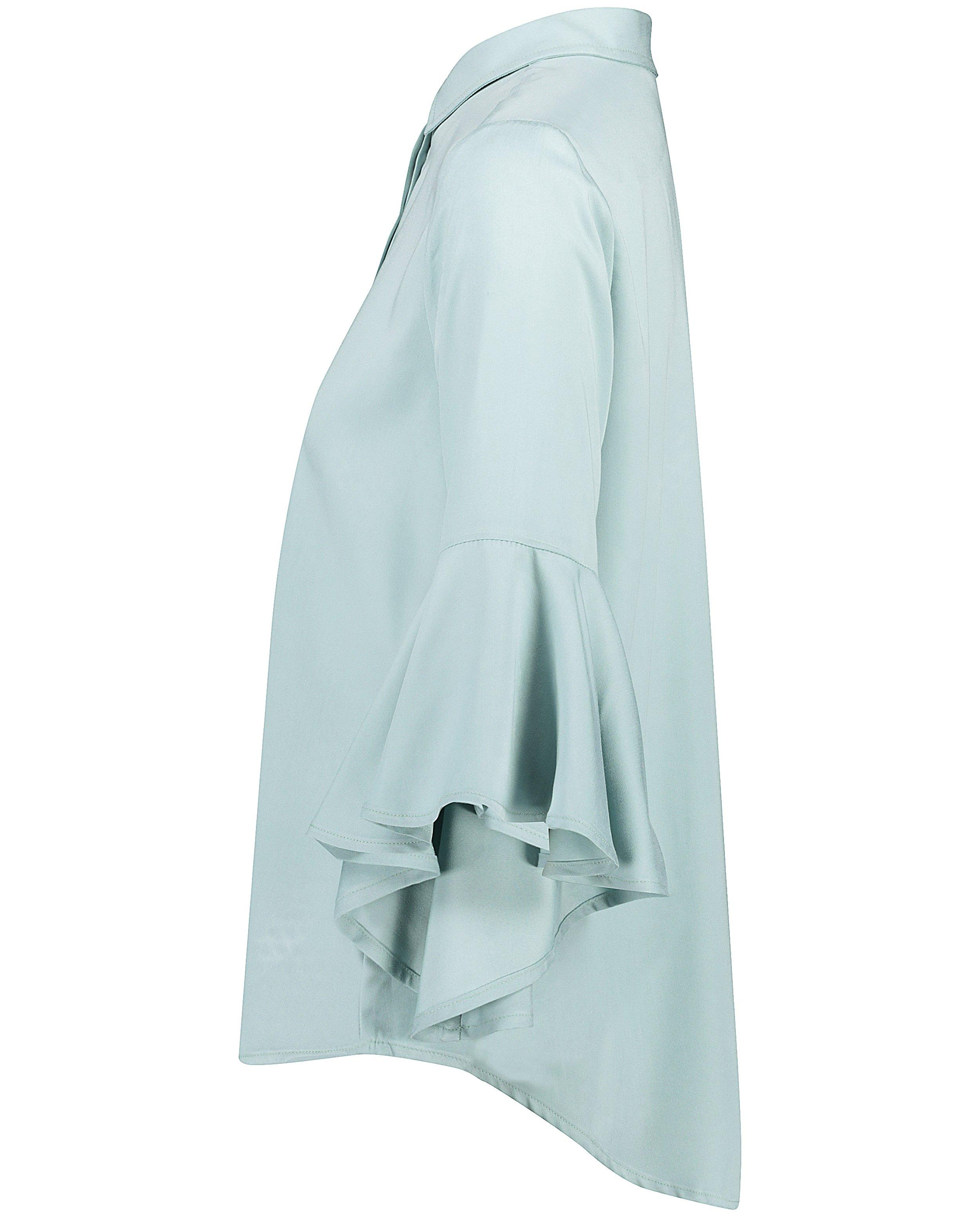 Viscose blouse met trompetmouwen - Product Detail - grijs - afbeelding nummer 6