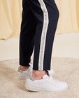 Broeken - Pantalon met glitter communie
