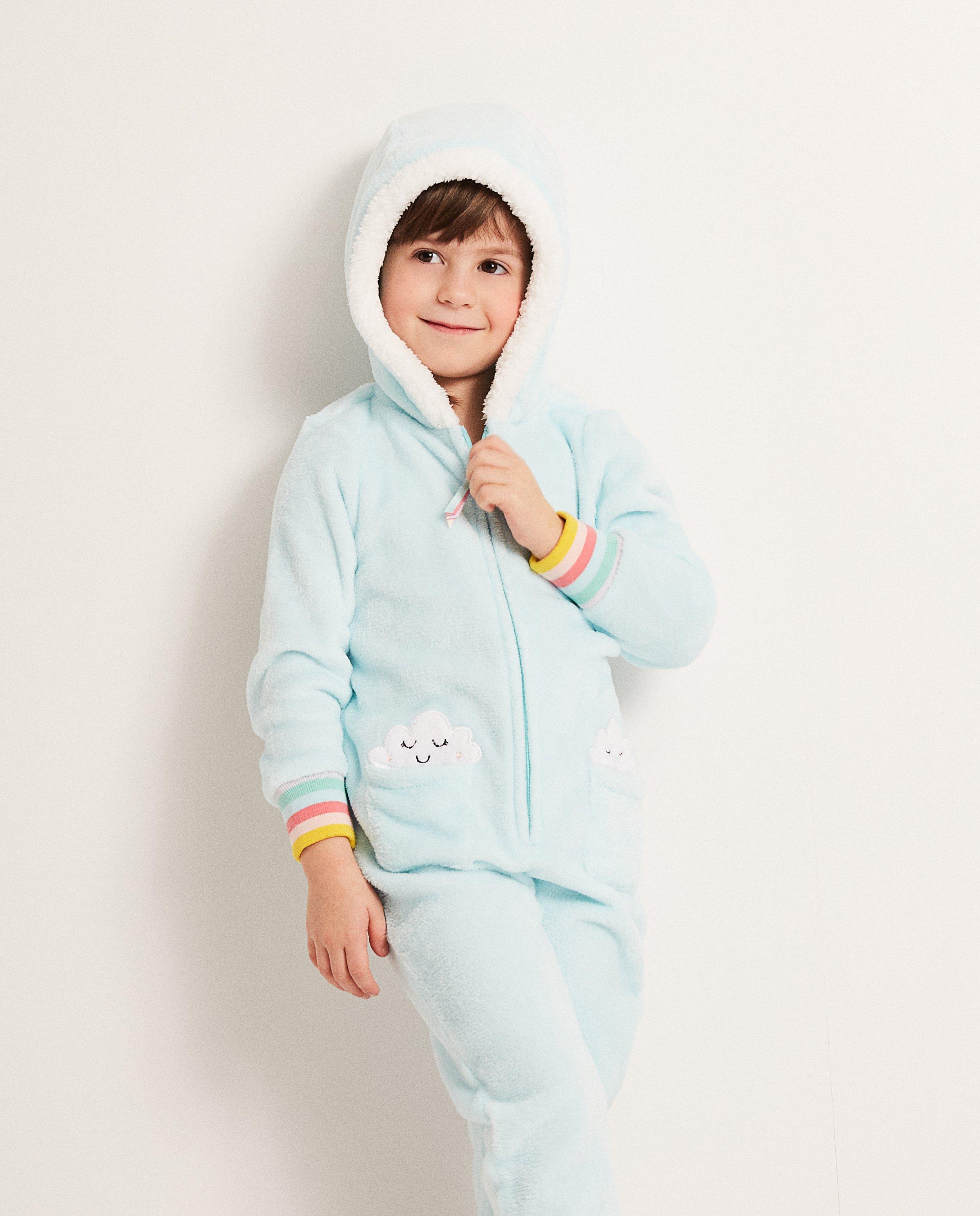 Nachtkleding - Onesie met wolkenprint