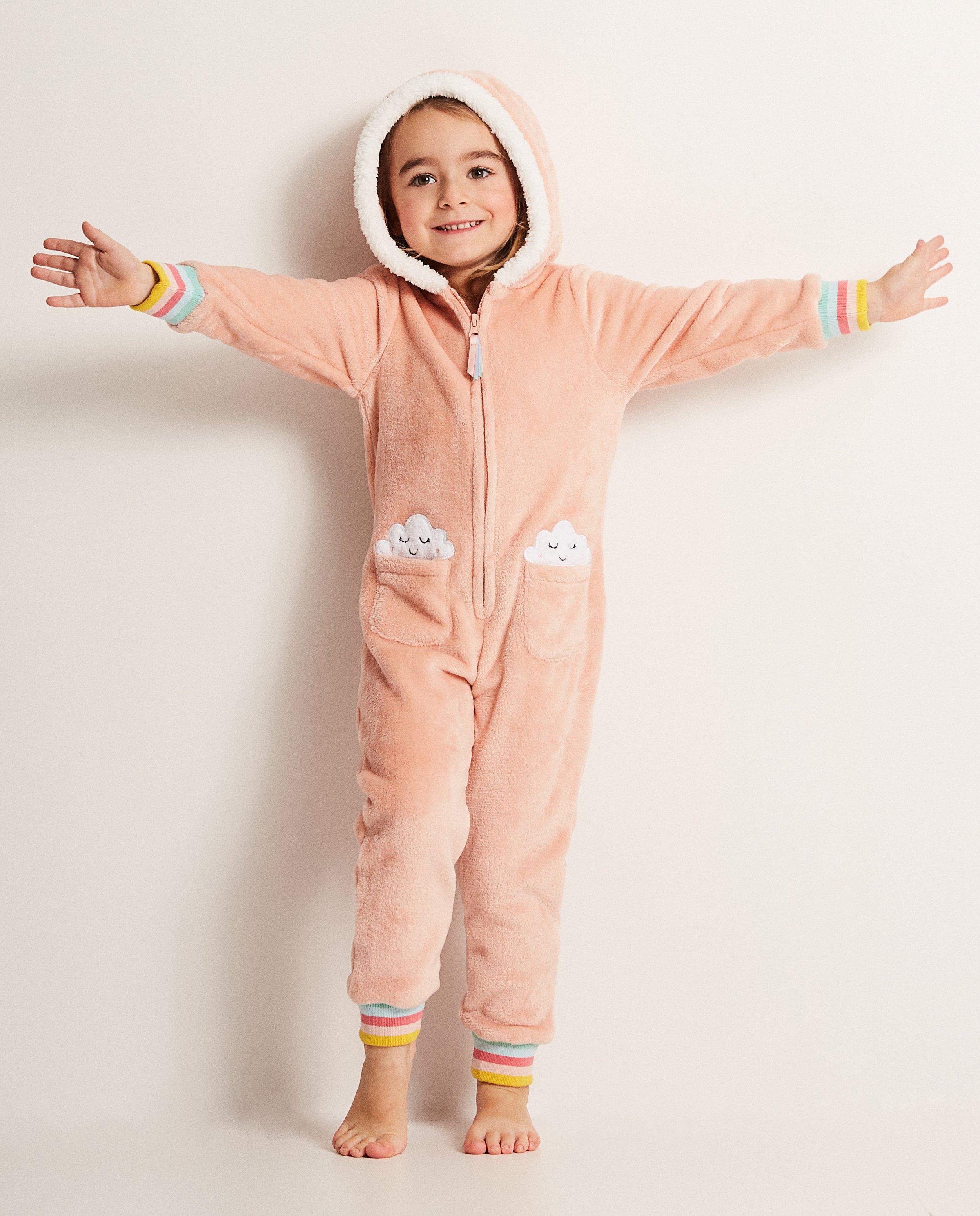 Onesie met regenboogprint - op de rug - JBC