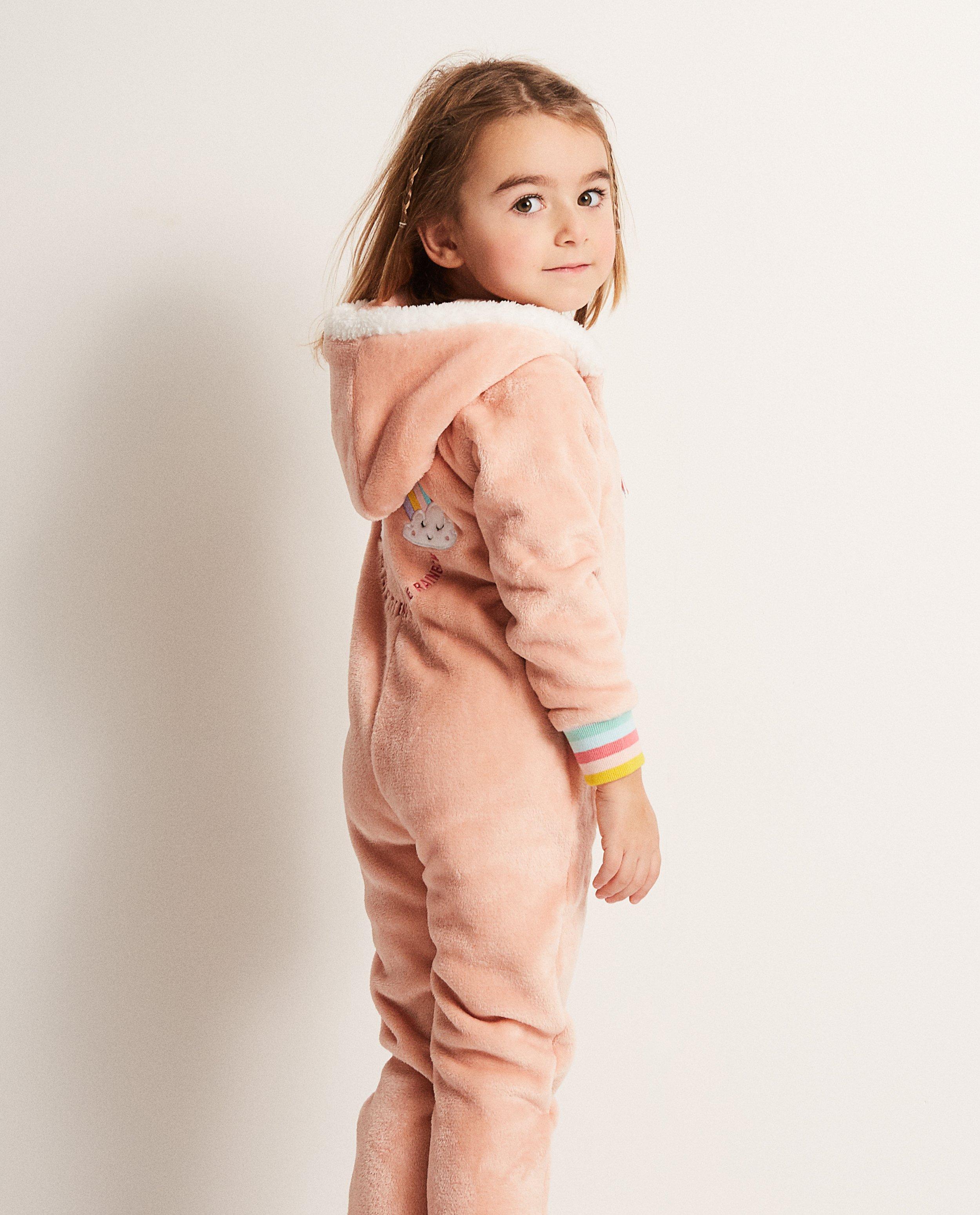 Nachtkleding - Onesie met regenboogprint