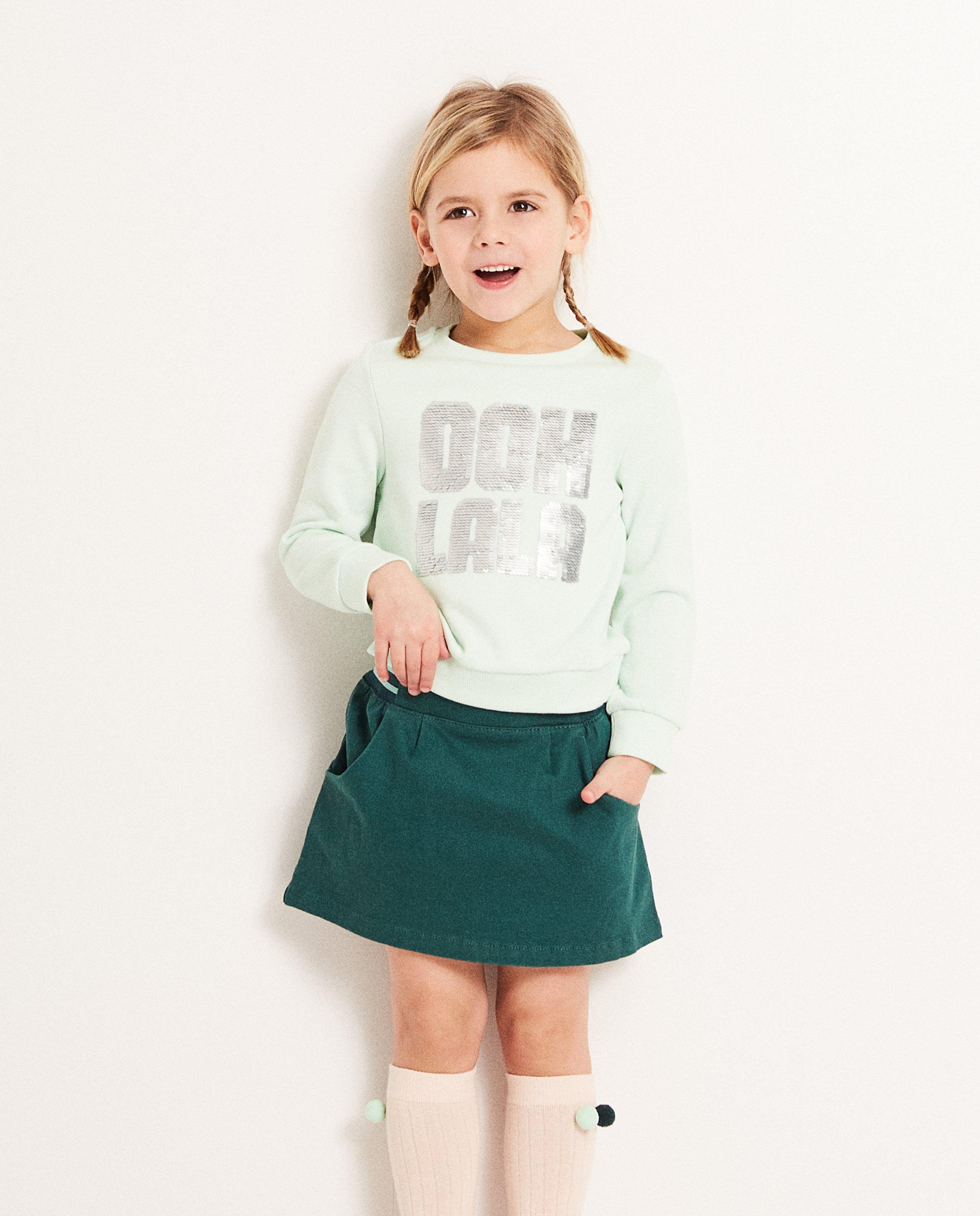 Sweats - Sweat swipe vert menthe