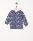 Sweater met berenprint - van biokatoen - Newborn 50-68