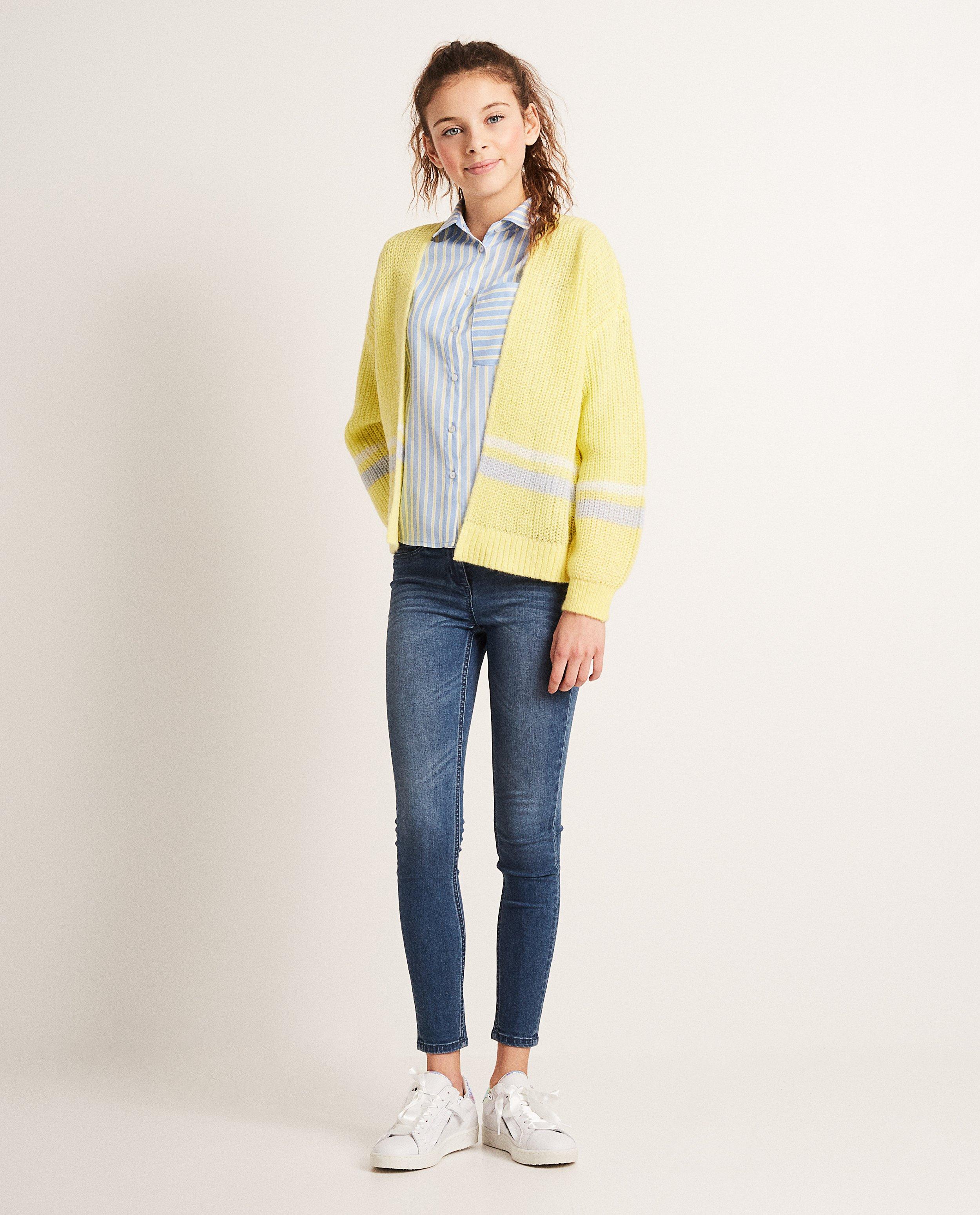 Gilet color block - laine mélangée avec du mohair - JBC