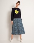 Sweater met paillettenprint - van bananen - JBC