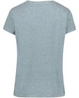T-shirts - Gestreept T-shirt van een linnenmix