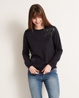 Sweaters - Sweater met pailletten bladeren