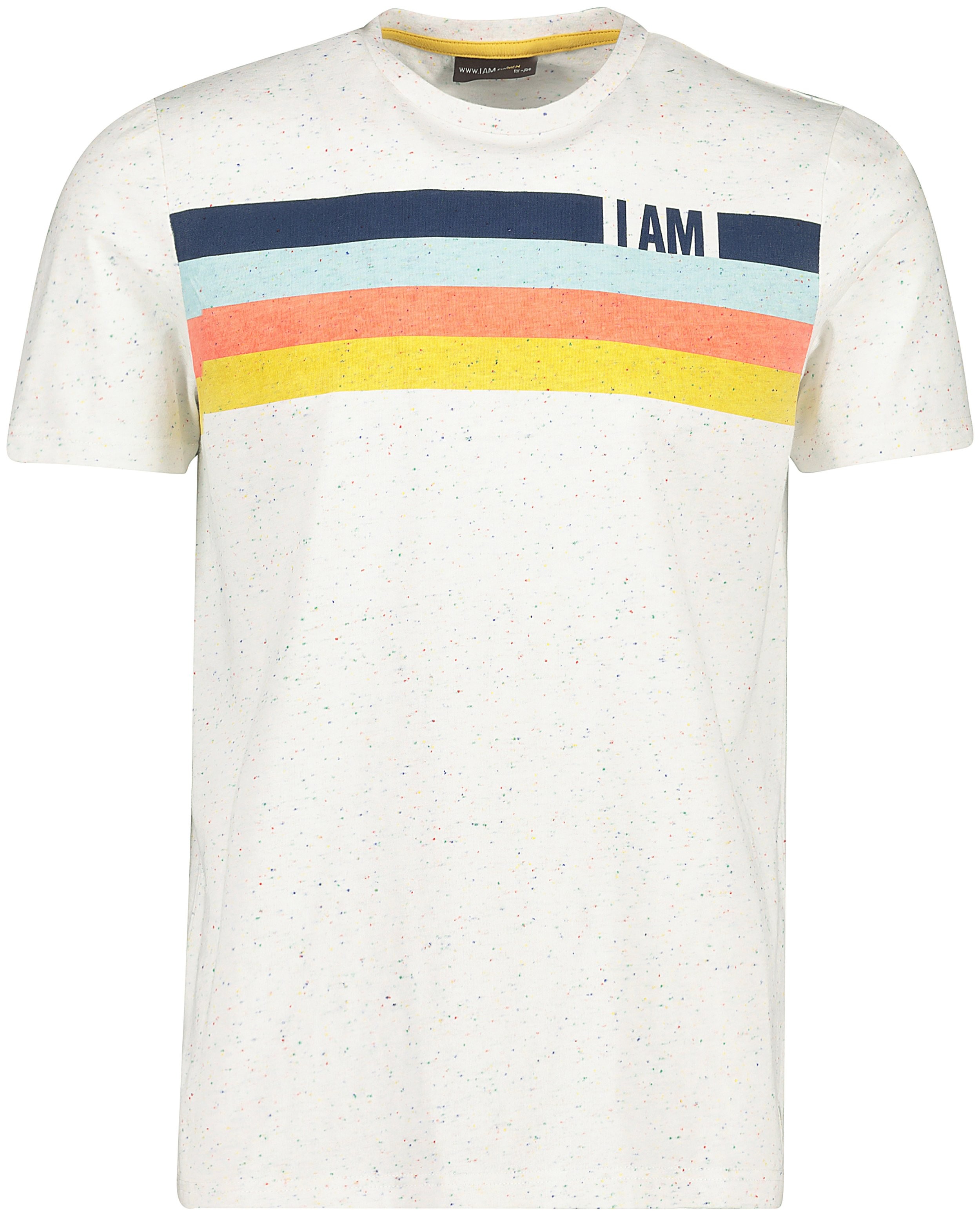 T-shirt en coton bio I AM - rayé - I AM