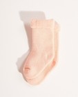 Sokken met bouclé boord - met stretch - Newborn 50-68