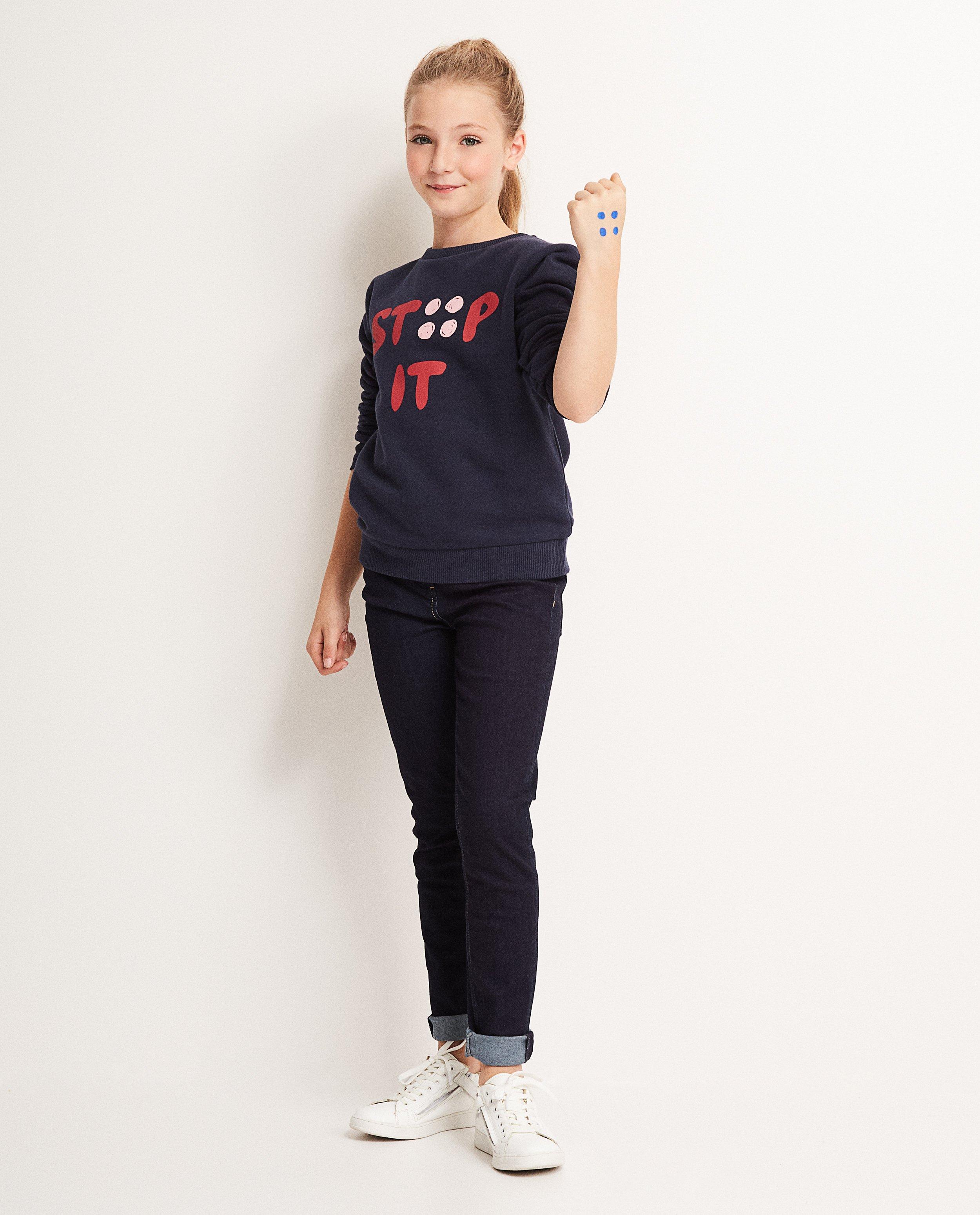 Stip it sweater Ketnet - in marineblauw, Ketnet - Ketnet
