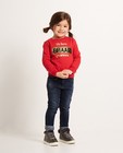 Rode swipe sweater - Dag Sinterklaas - Sinterklaas