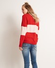 Truien - Color block trui van een luxe wolmix