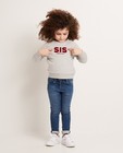Grijze sweater 'SIS', 2-7 - #familystoriesjbc - JBC