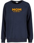 Sweaters - Donkerblauwe sweater 'MOM'