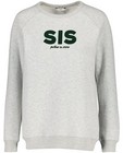 Sweaters - Lichtgrijze sweater 'SIS'