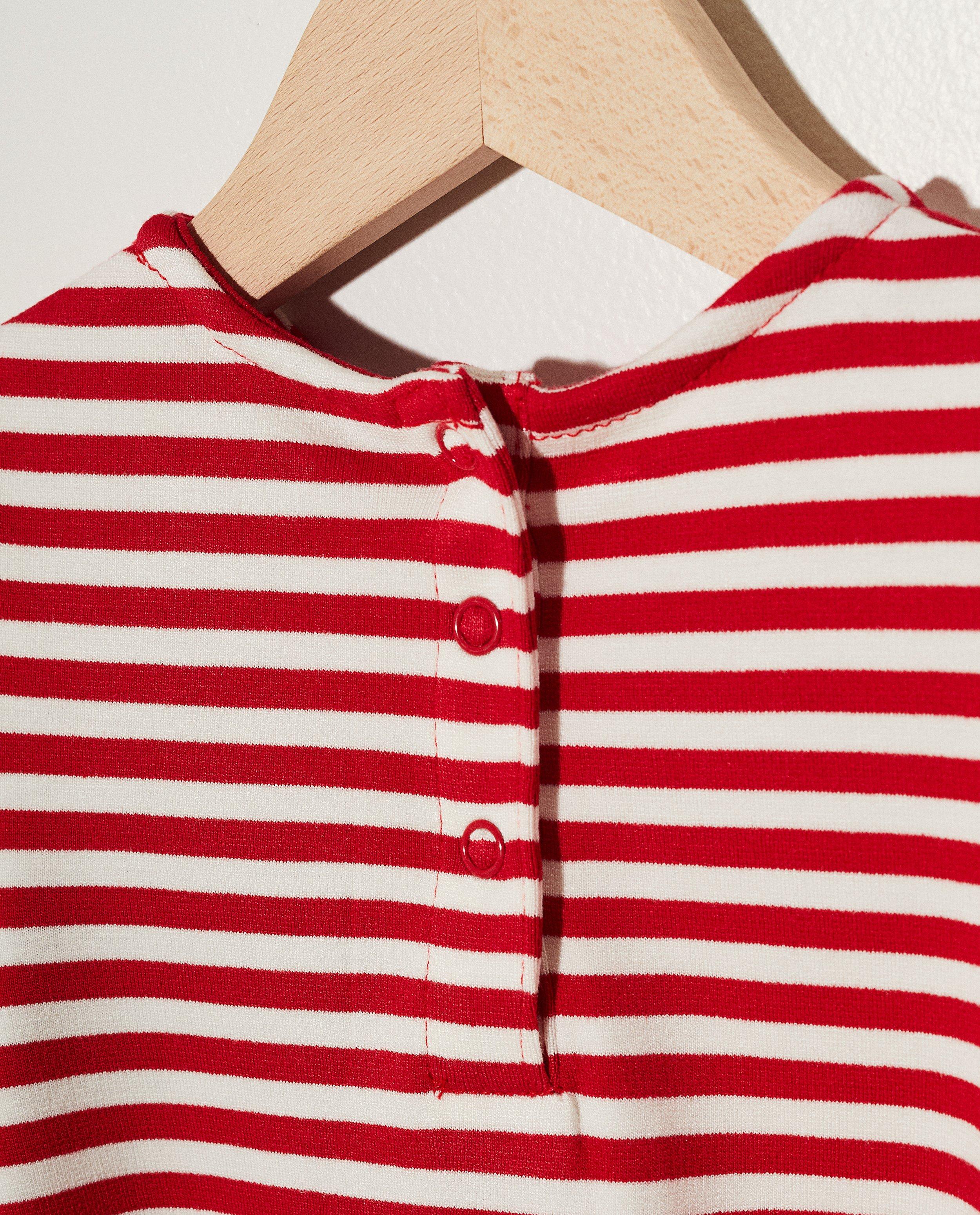Robes - Robe rayée, ruches