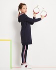Biokatoenen legging, 7-14 jaar - met sportieve strook - Groggy