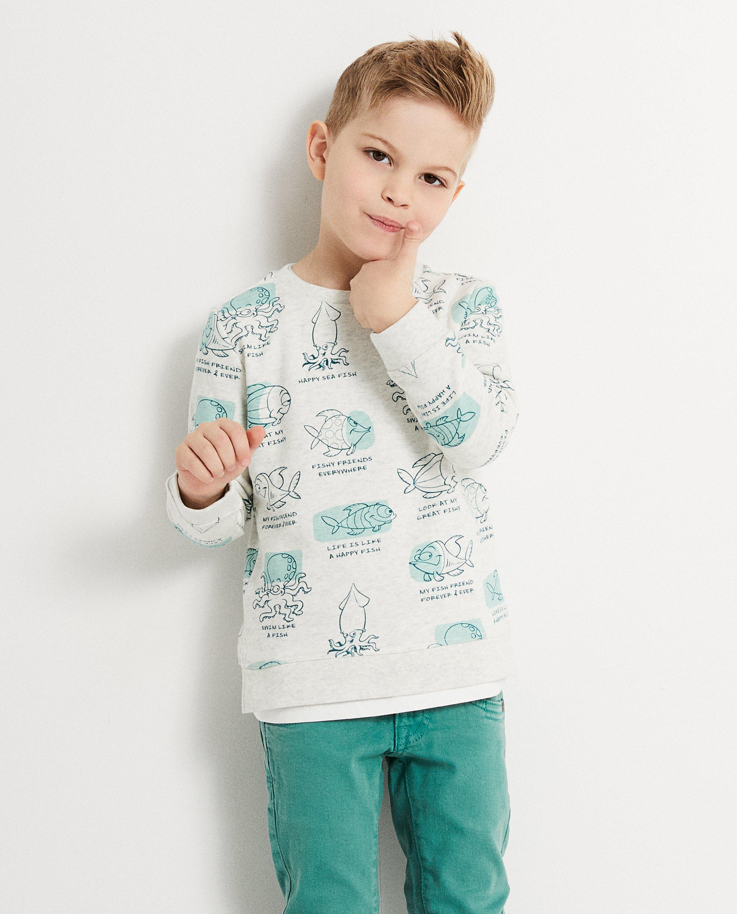 Sweaters - Sweater met print Piet Piraat