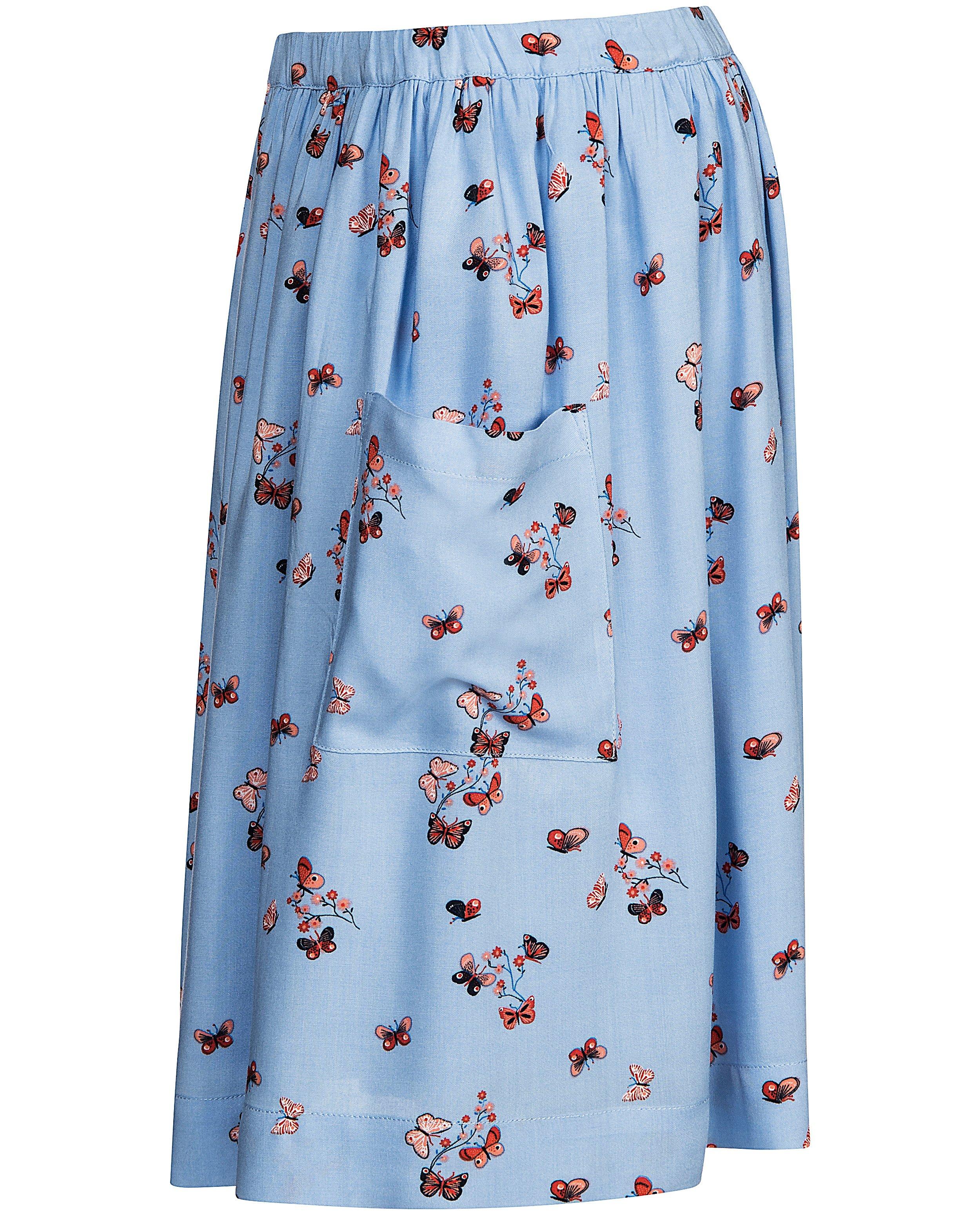 Rokken - Viscose rok met allover print Hampton Bays