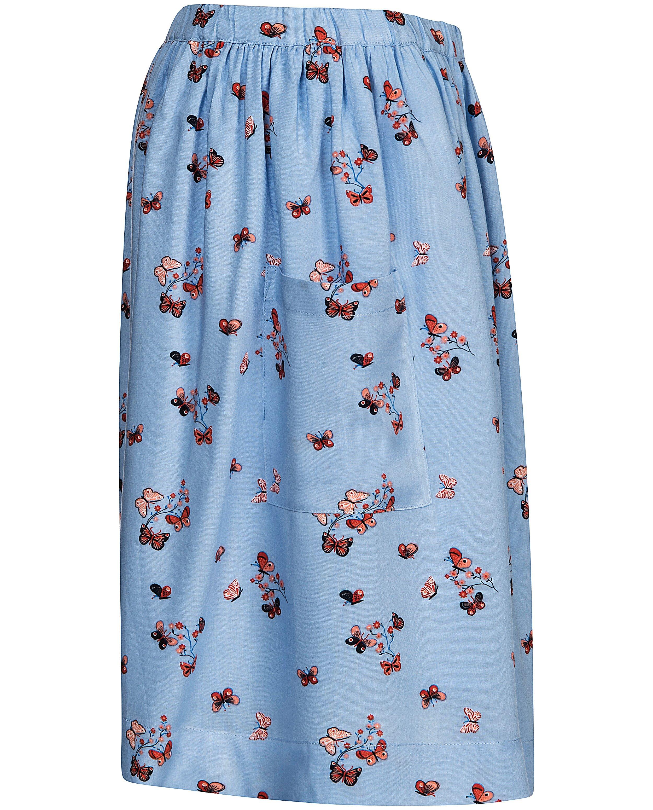 Rokken - Viscose rok met allover print Hampton Bays