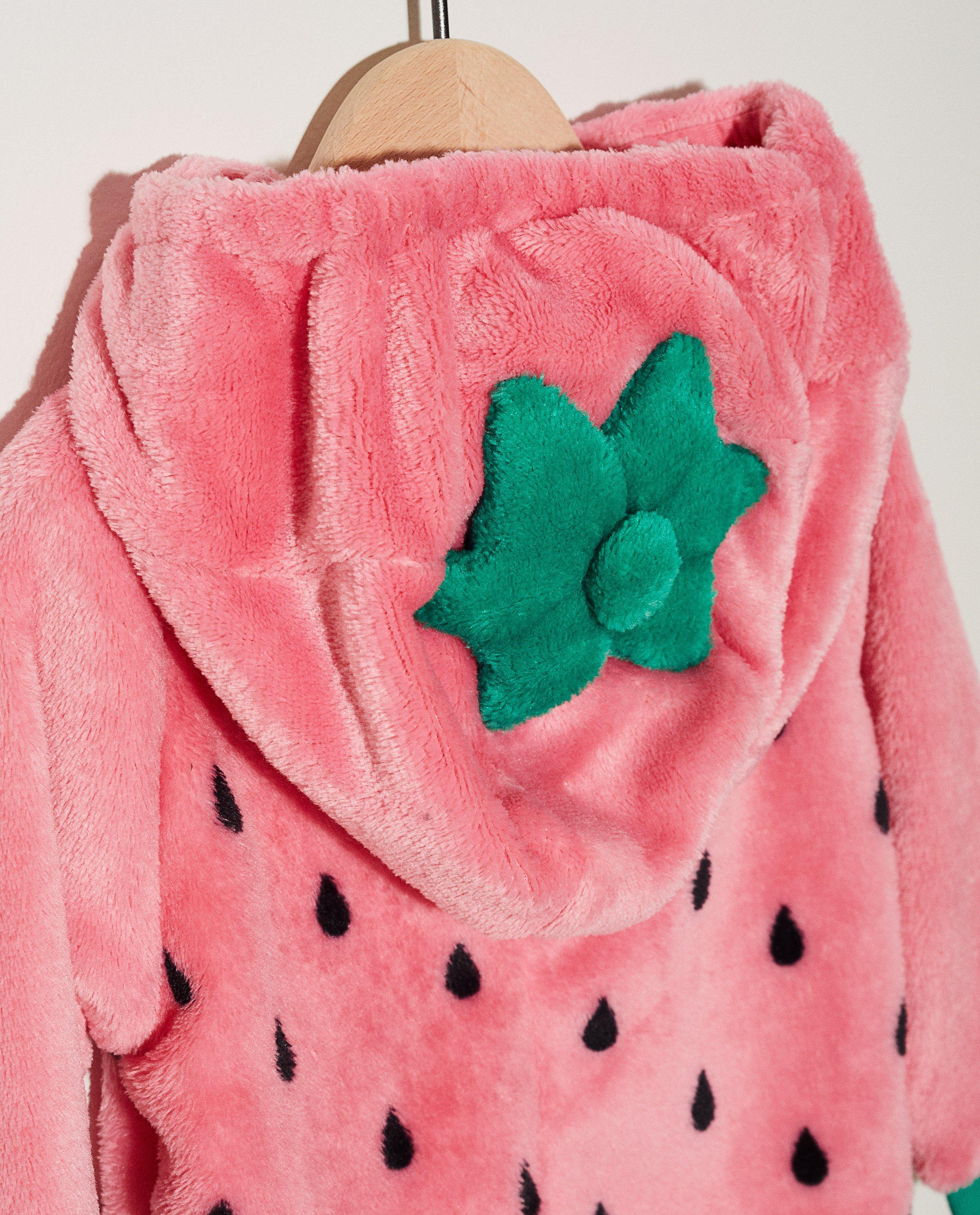 Nachtkleding - Onesie aardbei