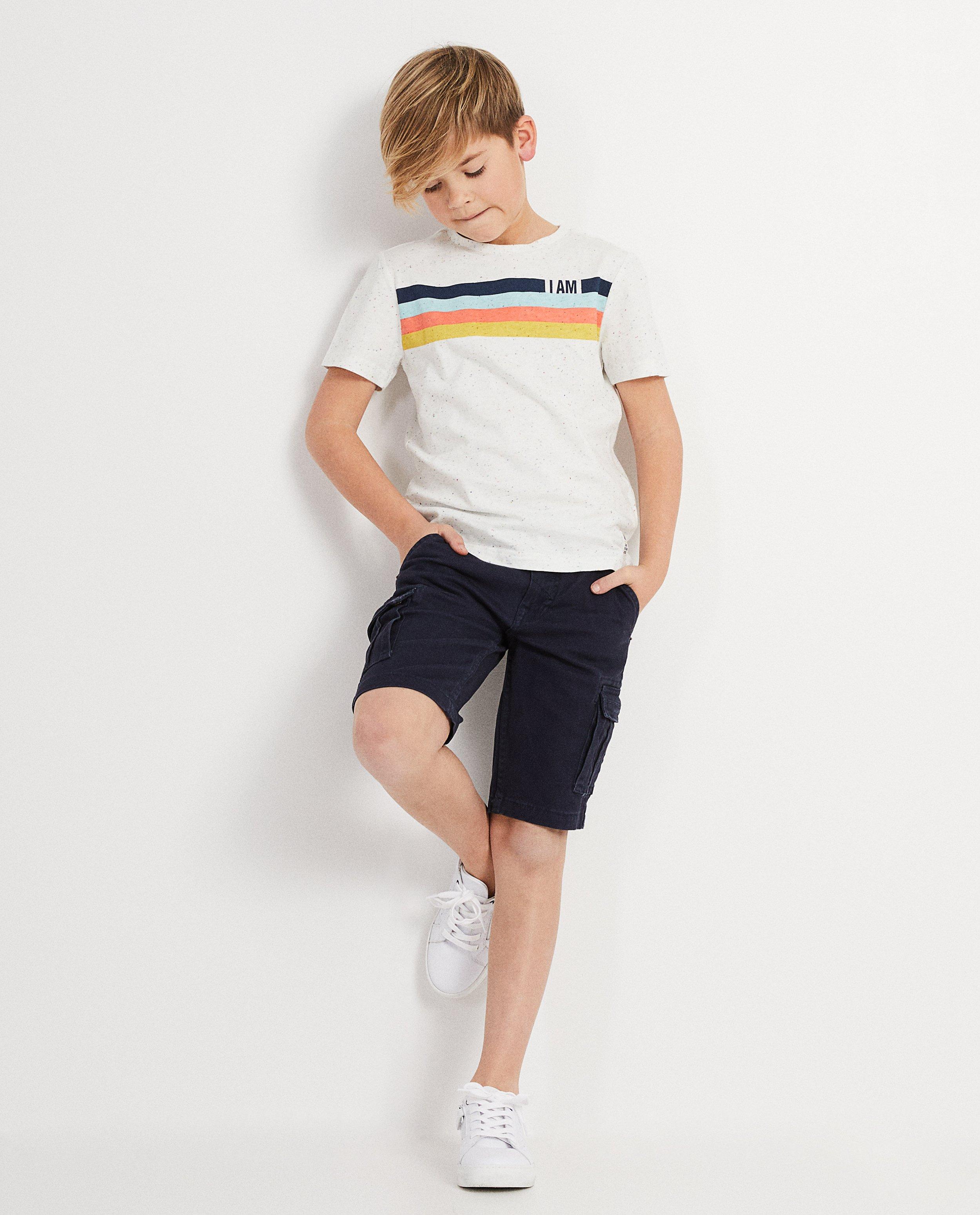 Short cargo I AM - en bleu - I AM