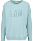 Sweater van een lyocellmix I AM - in lichtblauw - I AM
