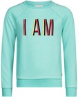Sweaters - Sweater van lyocell met opschrift I AM