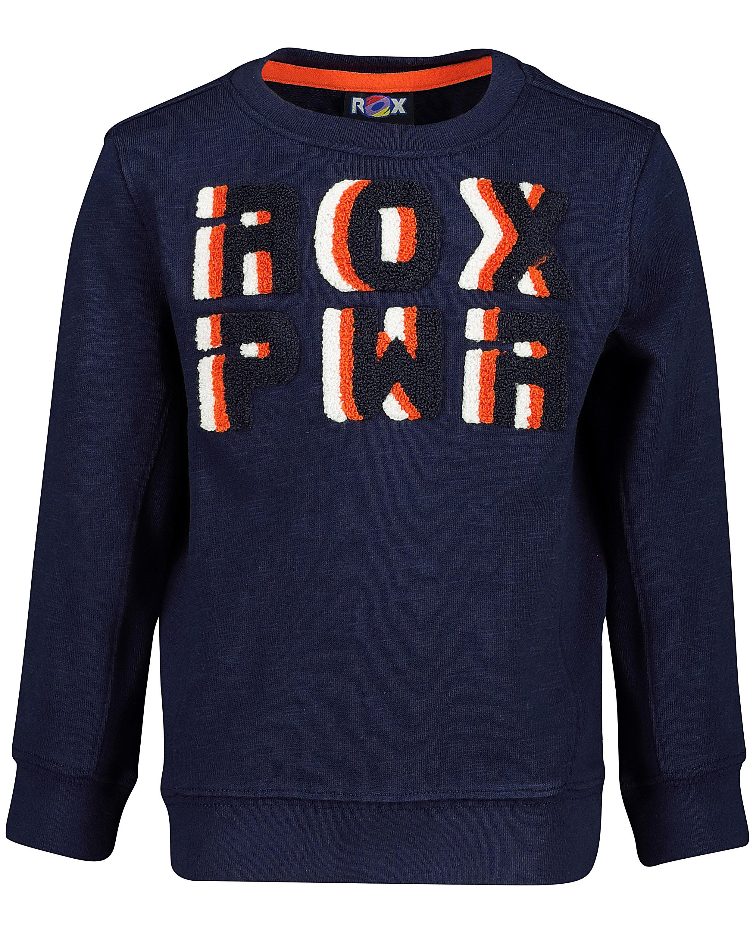 Sweaters - Sweater met bouclé opschrift Rox