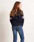 Sweaters - Sweater met print en strepen BESTies