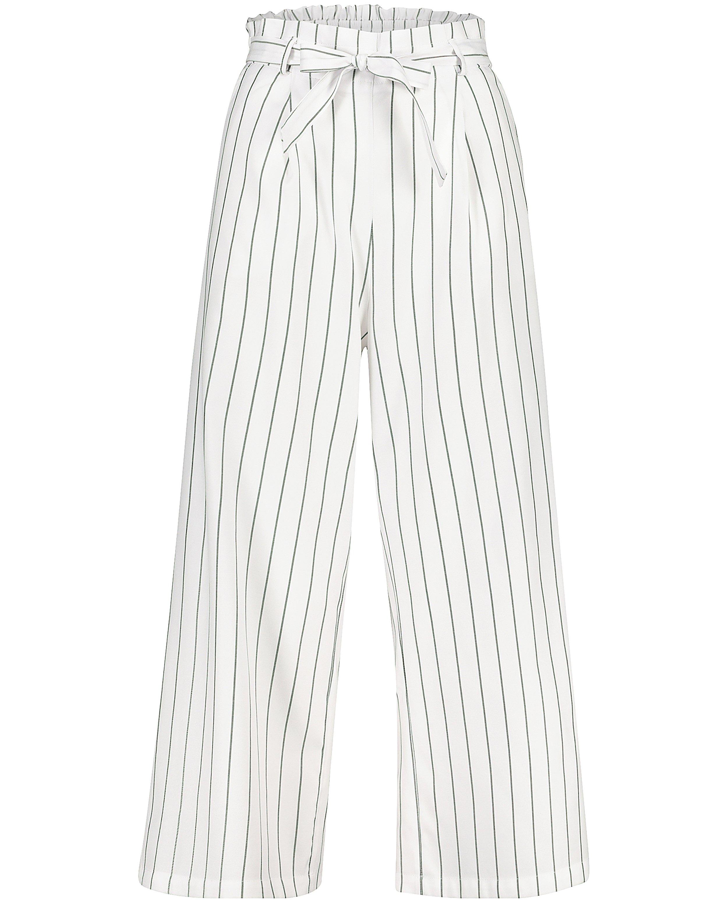 Pantalons - Pantalon souple rayé 