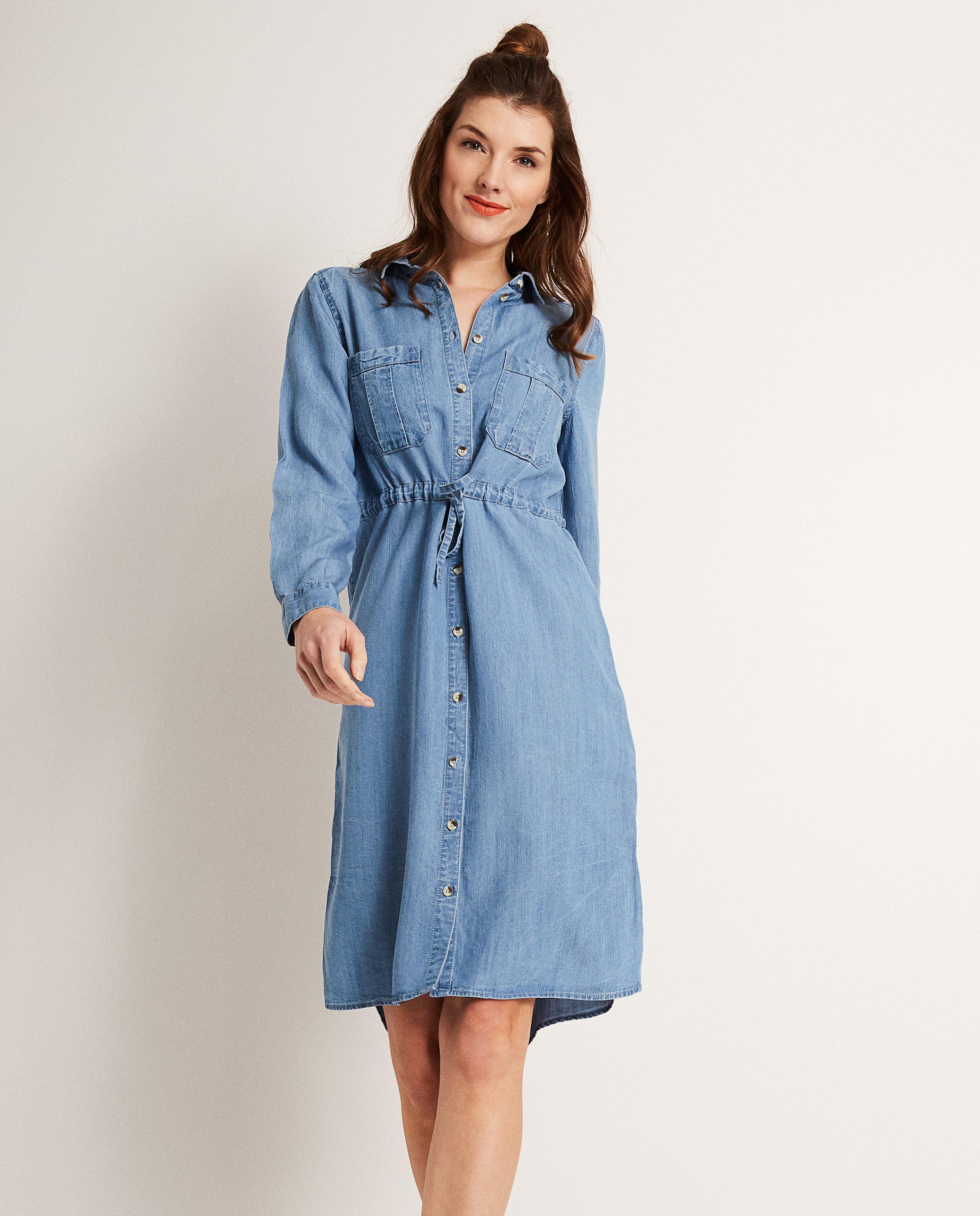 Robes - Robe-chemisier en lyocell