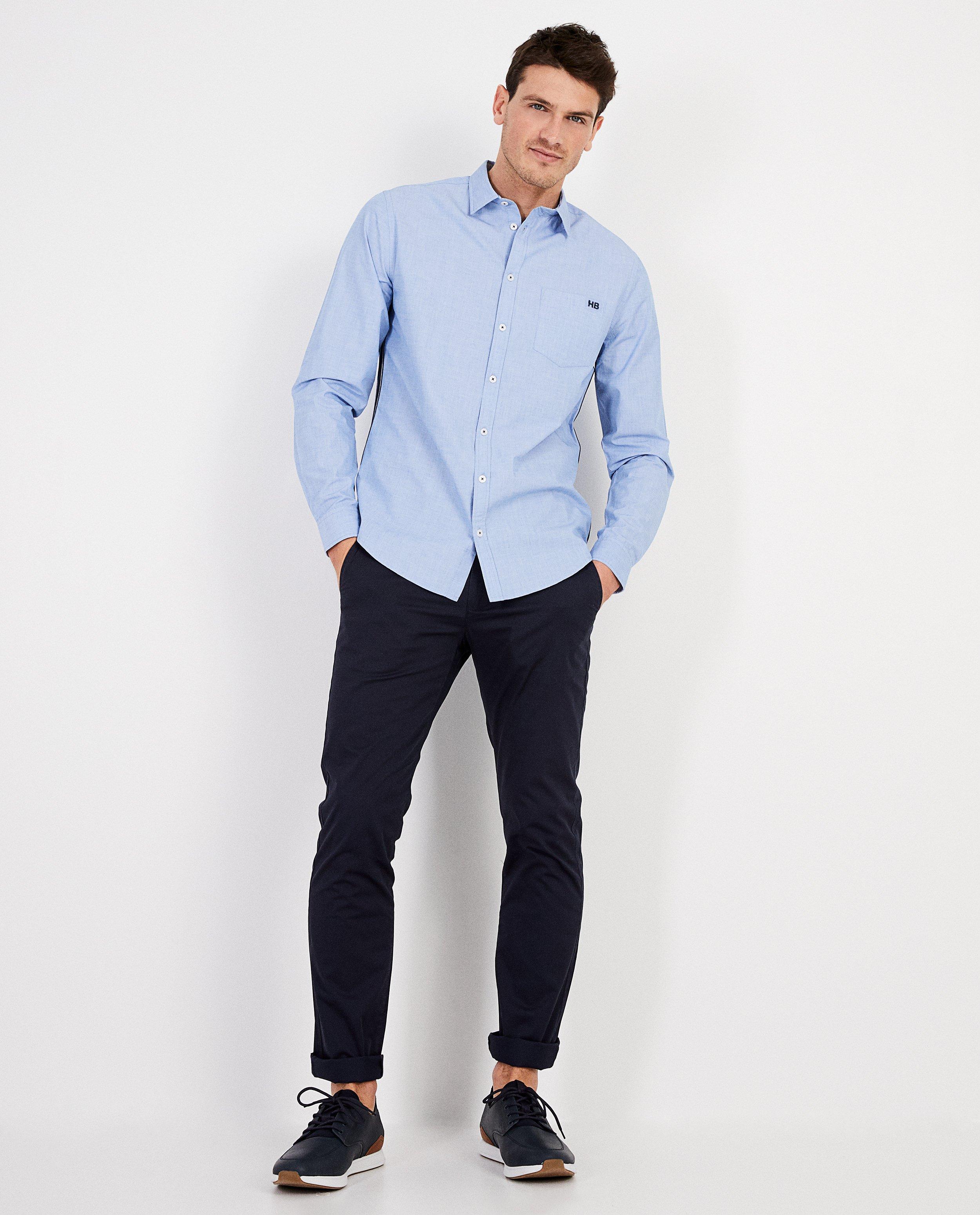 Chemise, bande sportive Hampton Bays - bleu clair - Hampton Bays