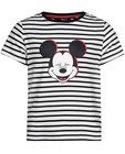 Gestreept T-shirt met print Mickey, 7-14 jaar - Mickey - Mickey