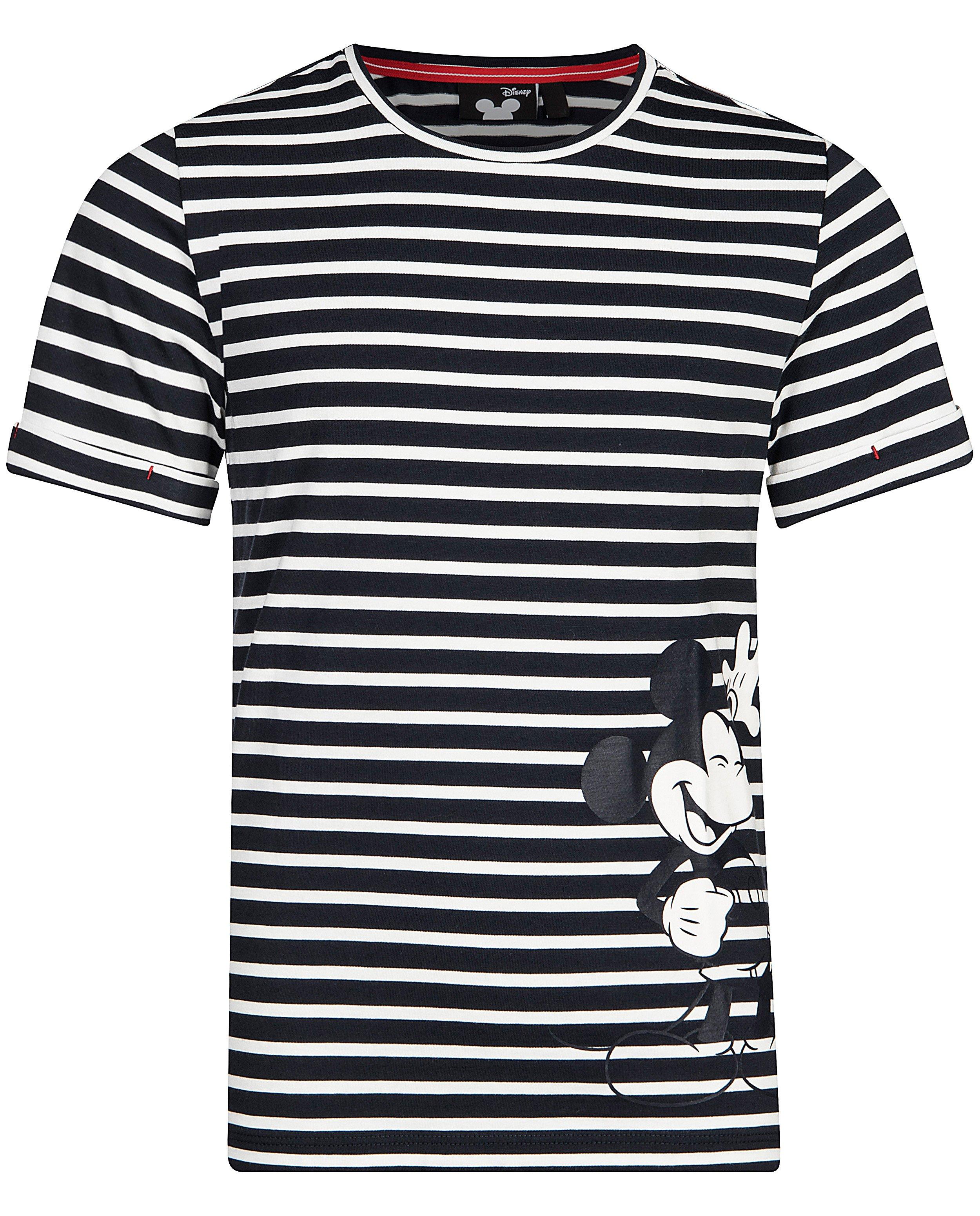 Gestreept T-shirt met print Mickey, 7-14 jaar - Mickey Mouse - Mickey