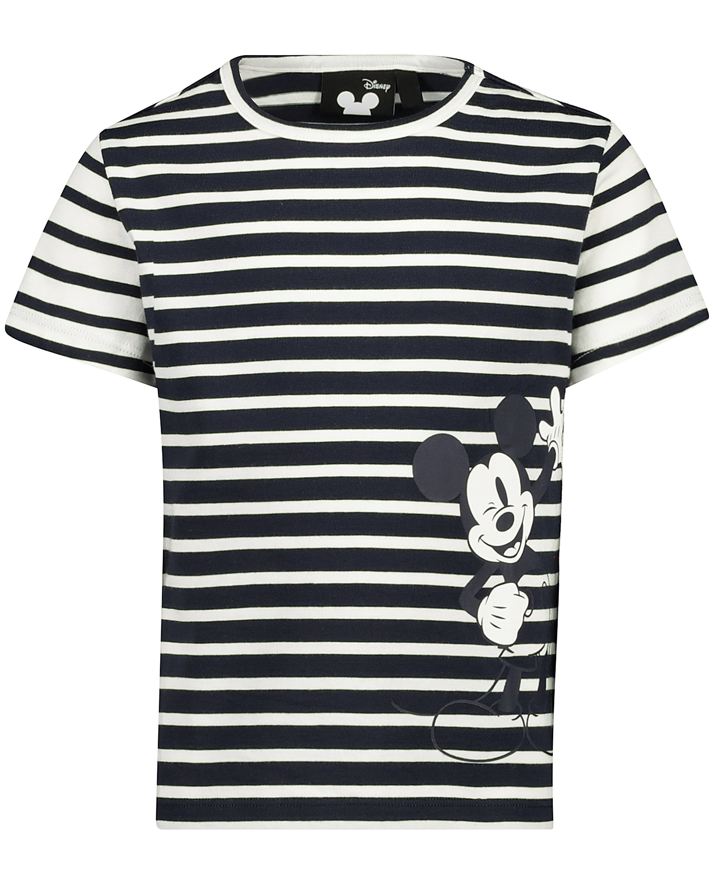 T-shirts - Gestreept T-shirt met print Mickey
