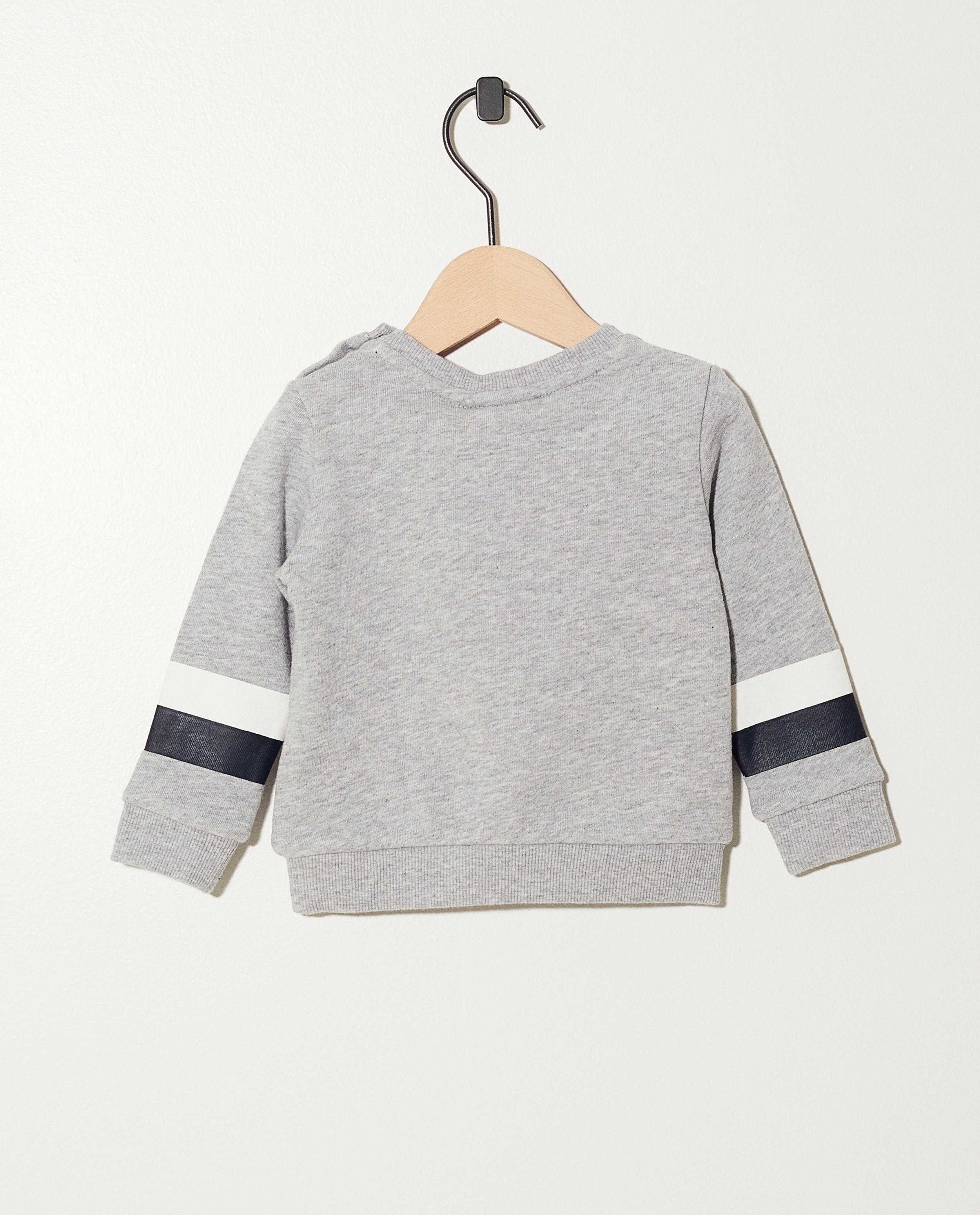 Sweaters - Sweater met print en strepen Mickey