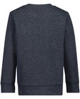 Sweaters - Sweater met bouclé opschrift