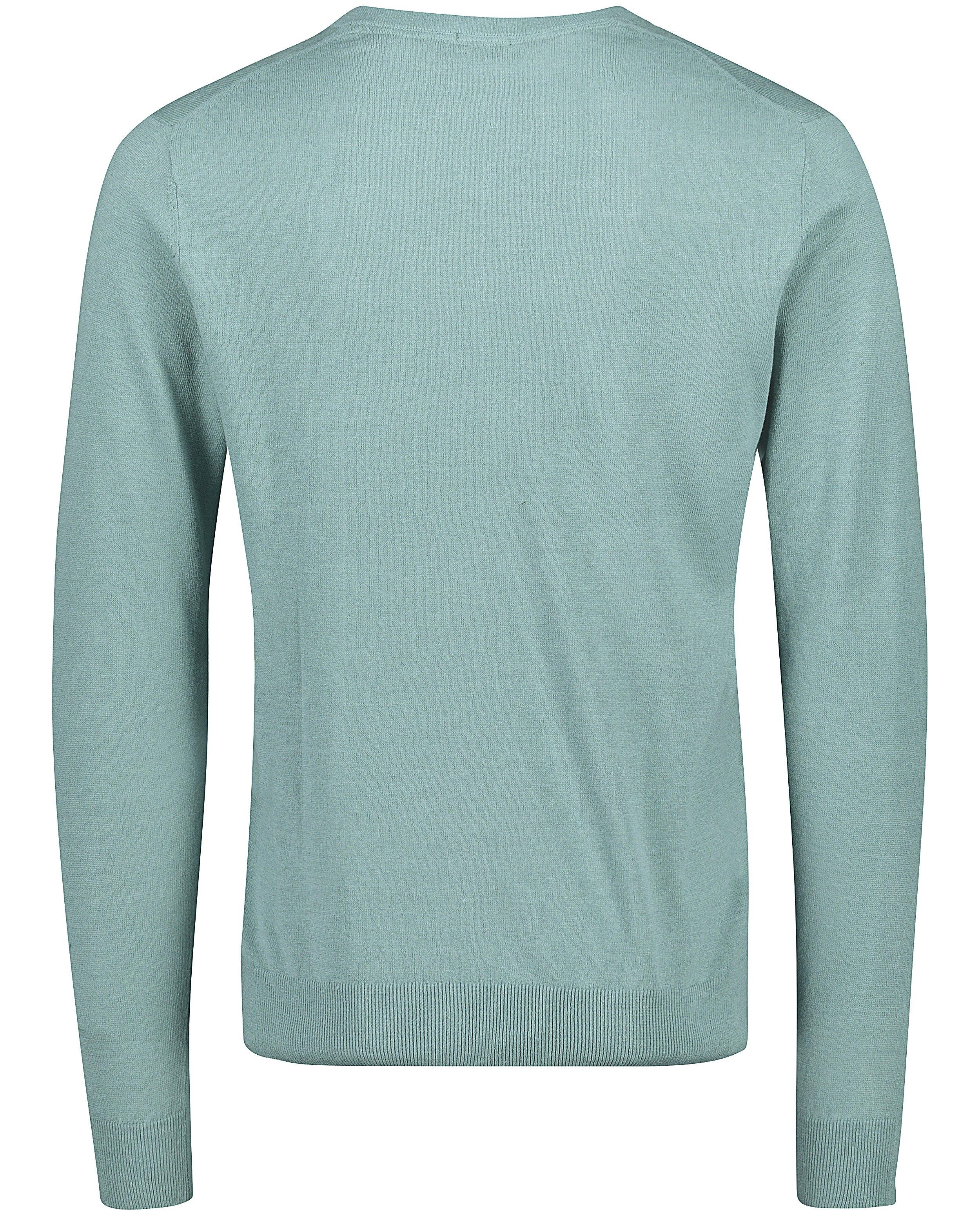 Pulls - Pull vert menthe avec col en V