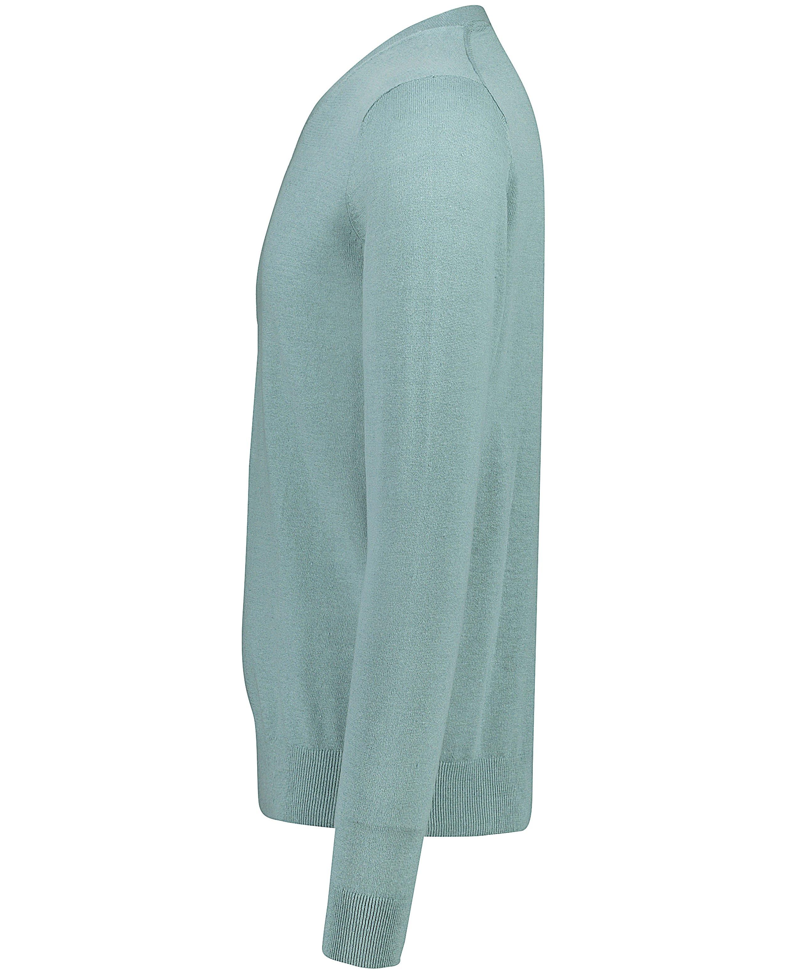 Pulls - Pull vert menthe avec col en V